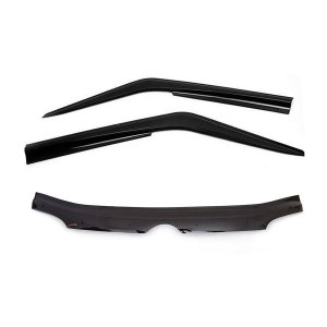 Mercedes Sprinter W903 Hood Deflector + Wind Deflector - Omac - 2Pcs - '00-'06 Mercedes Sprinter W903 Hood Deflector + Wind Deflector - Omac - 2Pcs - '00-'06